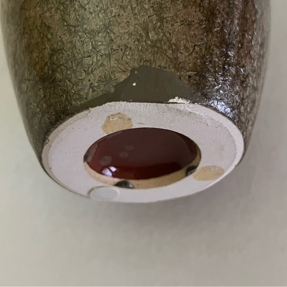 Blue and Brown Glaze Pottery Vase - Picture 8 of 14